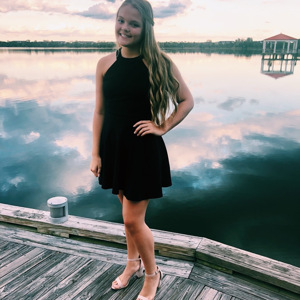 black homecoming dress